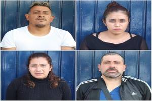 Banda de asaltantes es capturada tras robar 300 celulares y 140 mil pesos en Puebla