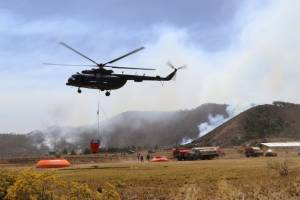 Incendio en Zautla afectó 700 hectáreas de terrenos forestales