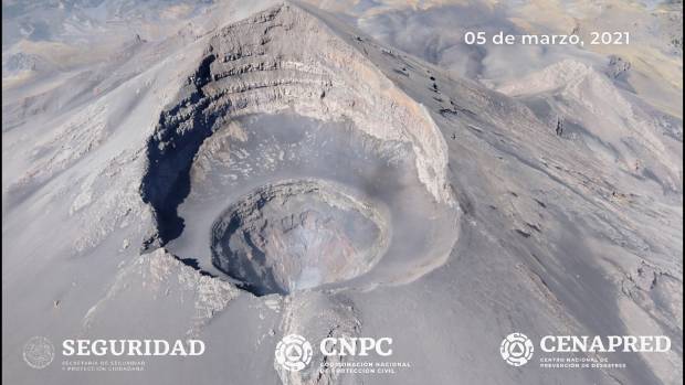 VIDEO. Popocatépetl no tiene domo, detectan en sobrevuelo de Cenapred