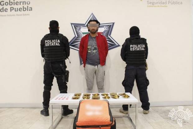 Repartía comida rápida y drogas en Puebla; fue detenido en Sanctorum