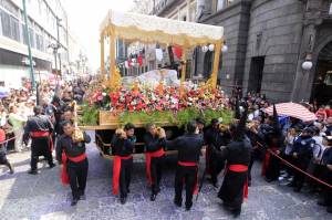 Vuelve procesión del Viernes Santo en Puebla, tras dos años de suspensión