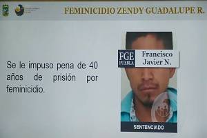 Dan 40 años de cárcel al feminicida de Zendy Guadalupe en Puebla
