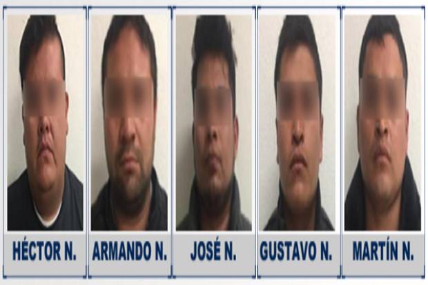 Capturan a cinco secuestradores en Tehuacán; son de la banda de El Bukanas