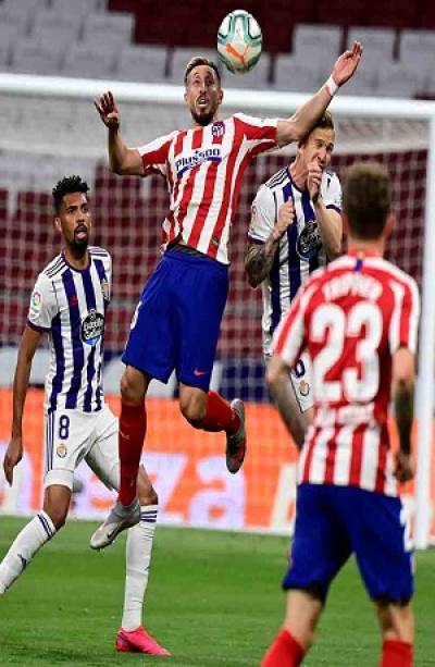 Atlético de Madrid se impone 1-0 al Valladolid; Héctor Herrera jugó 57 minutos