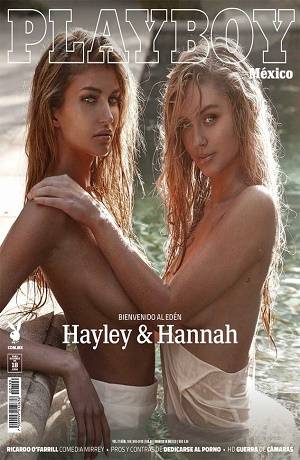 Hayley y Hannah, las conejitas de Playboy para mayo