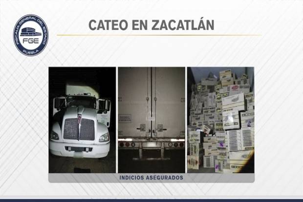 Localizan bodega con camión robado y abarrotes en Zacatlán