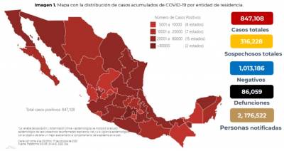 En estos 9 estados subieron contagios por COVID-19