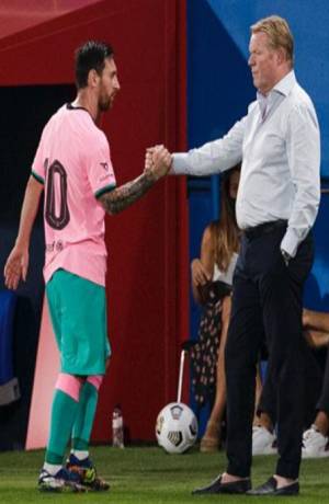 Koeman aplaude a Messi por llamado a la unidad en el Barcelona