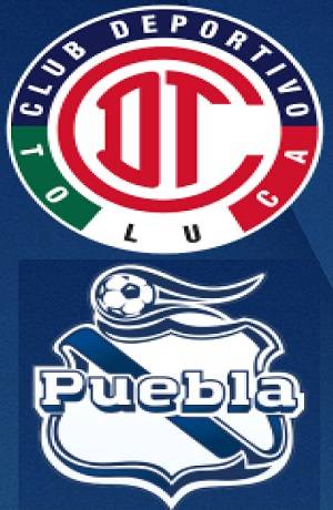 Club Puebla visita al Toluca en el Nemesio Díez