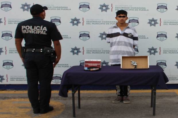 Seguridad Ciudadana captura a ladrón de motocicletas en Puebla