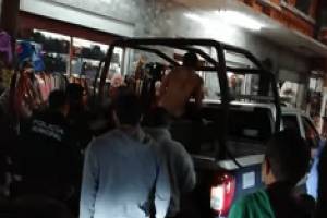 Casi linchan a presuntos asaltantes en San Martín Texmelucan