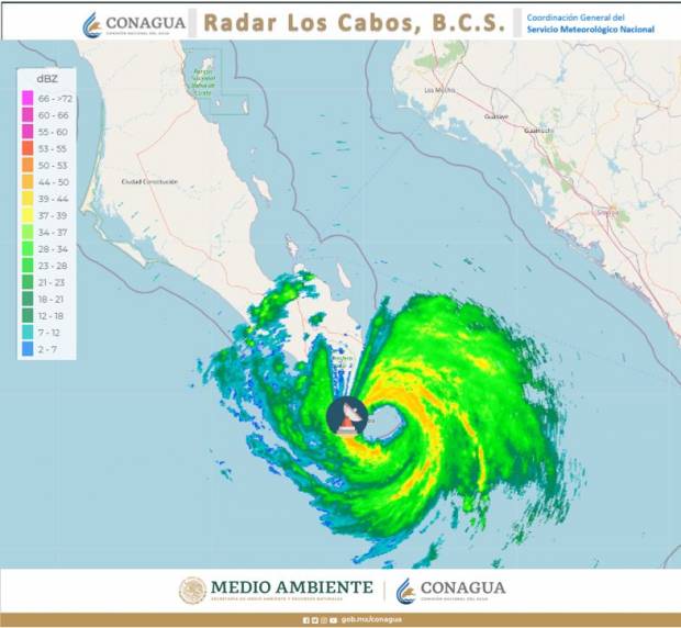 Por huracán “Olaf” activan alerta roja en BCS
