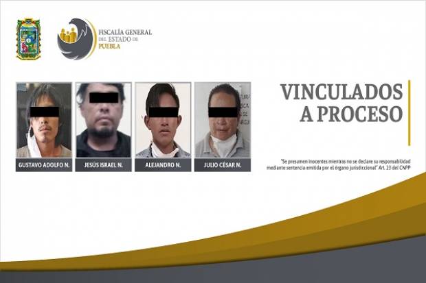 Cuatro ladrones van a prisión en Puebla