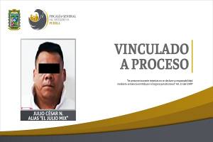 &quot;Julio Mix&quot; es vinculado a proceso por secuestro agravado de agente de la FGE Puebla