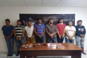 Policía Estatal detiene en Nopalucan a ocho delincuentes originarios de Jalisco