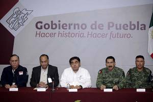 &quot;Puebla, no te vamos a fallar&quot;: Barbosa; firma acuerdo de seguridad con 8 municipios