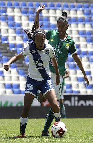 Puebla Femenil volvió a perder; 1-0 ante León en el Cuauhtémoc