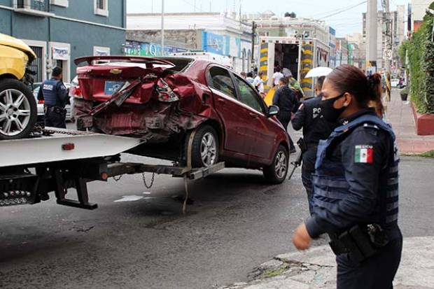 Pandemia baja 40% accidentes del transporte público en Puebla capital