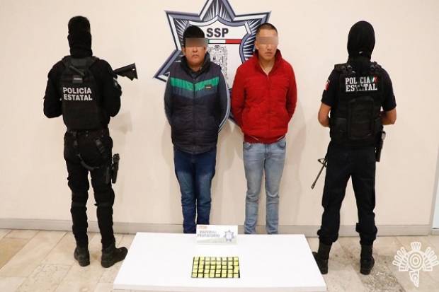 SSP detiene en Texmelucan a narcovendedores de &quot;Los Trigotones&quot;