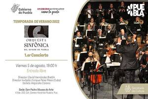 Anuncian temporada de conciertos de la Orquesta Sinfónica del Estado de Puebla