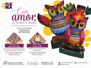 Para el 14 de febrero, regala artículos artesanales de Puebla
