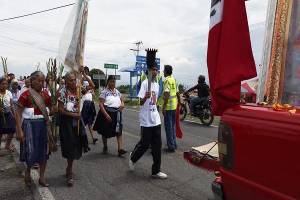 Antorcha Guadalupana continúa su recorrido por municipios de Puebla