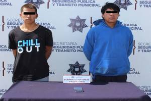 Cayeron dos asaltantes de adolescentes en Puebla