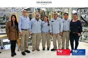 Volkswagen de México es certificada como &quot;Top Employer México 2019&quot;