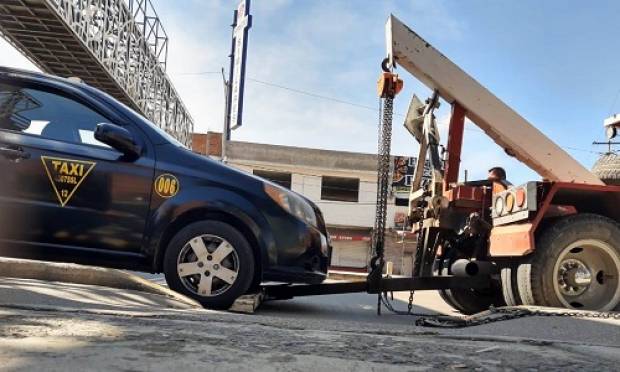 Movilidad y Transporte retiró 17 unidades irregulares en seis municipios de Puebla