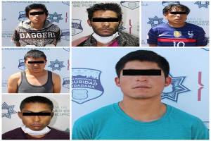 Seguridad Ciudadana detiene a seis narcovendedores en Puebla