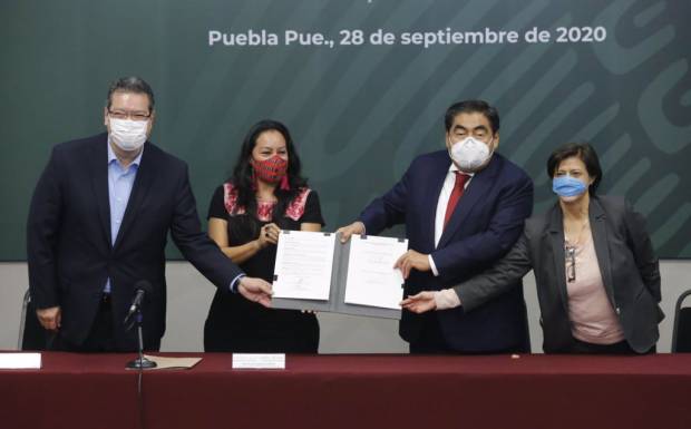 Puebla, Tlaxcala y Federación firman convenio para limpiar el río Atoyac