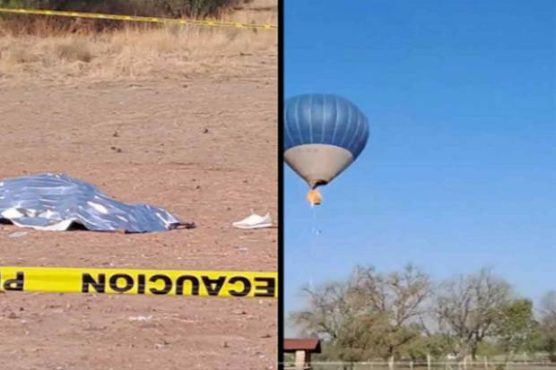 VIDEO: Dos muertos y una sobreviviente deja incendio de globo aerostático en Teotihuacán