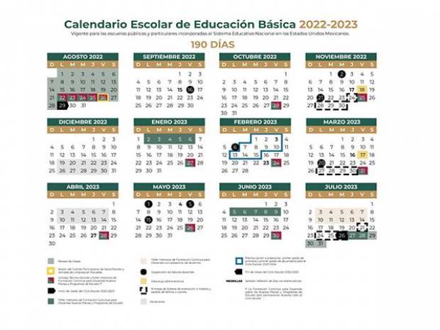 SEP: Este es el calendario escolar 2022-2023