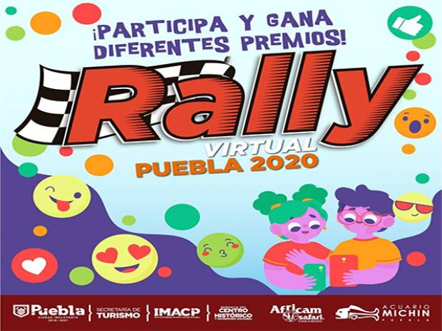 Lanzan Rally Virtual Puebla 2020 para difundir historias y cultura