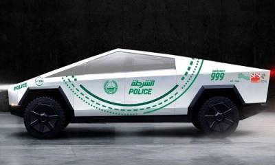 Tesla Cybertruck, la nueva patrulla de la policía de Dubai