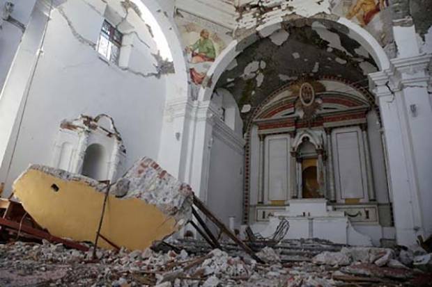 El Apóstol Santiago, dañado en el sismo de 2017, pronto regresará a Puebla