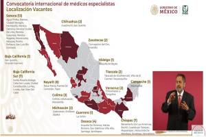 México emite convocatoria internacional para contratar médicos especialistas