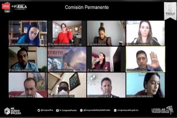 Congreso de Puebla aprueba paquete de exhortos para enfrentar pandemia de COVID-19