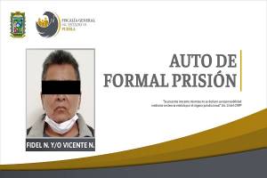 Formal prisión a sujeto que abusó sexualmente de una menor en Tehuacán