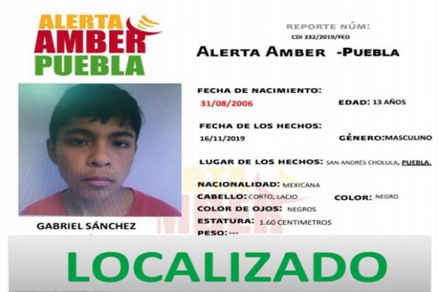 Localizan a dos menores reportados como extraviados en Puebla