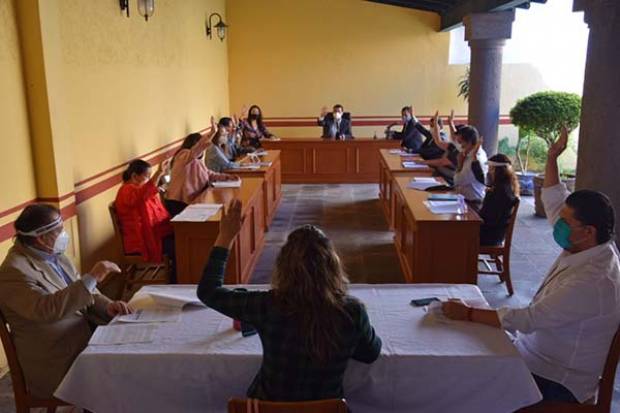 Cabildo de San Pedro Cholula aprueba programa emergente de apoyo al comercio establecido