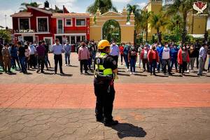 Ayuntamiento de Cuautlancingo se sumó al Simulacro Nacional 2021