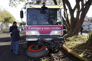 Ayuntamiento de Puebla inicia barrido mecánico