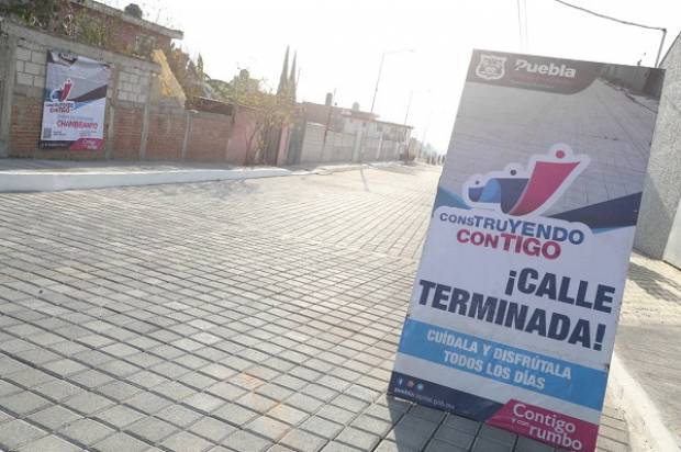 Suma Ayuntamiento de Puebla 660 calles rehabilitadas