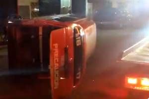 Colisión entre Ruta 55 y Ruta 16 dejó 11 lesionados en Puebla
