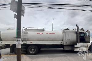 SSP Puebla captura a hombre con pipa de aguas residuales