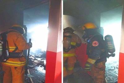 Tres personas fueron rescatadas de incendio en una vivienda en Puebla