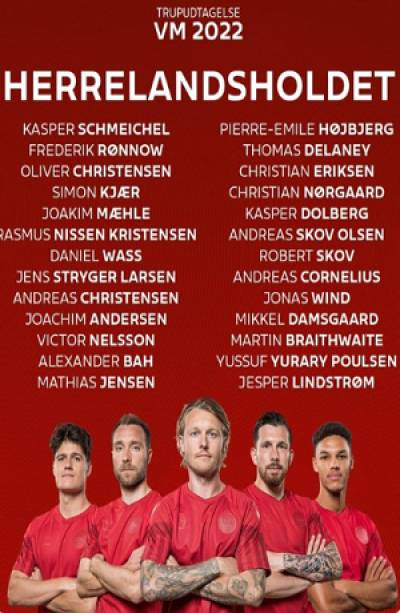 Qatar 2022: Dinamarca ya tiene a su equipo para la copa del mundo