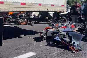 Siete motociclistas muertos y al menos 15 lesionados en la autopista México-Cuernavaca
