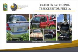 Policía Estatal localiza vehículos robados en la colonia Tres Cerritos